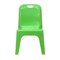 Emma and Oliver 2 Pack Plastic Stackable School Chair with Carrying Handle and 11"H Seat